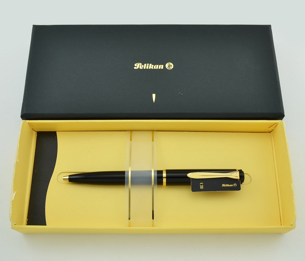 Pelikan K200 Twist Ballpoint - Black, Gold Trim (Near Mint in Box